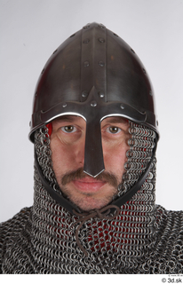  Photos Medieval Guard in mail armor 2 Medieval Clothing Soldier head helmet mail mail armor 0001.jpg